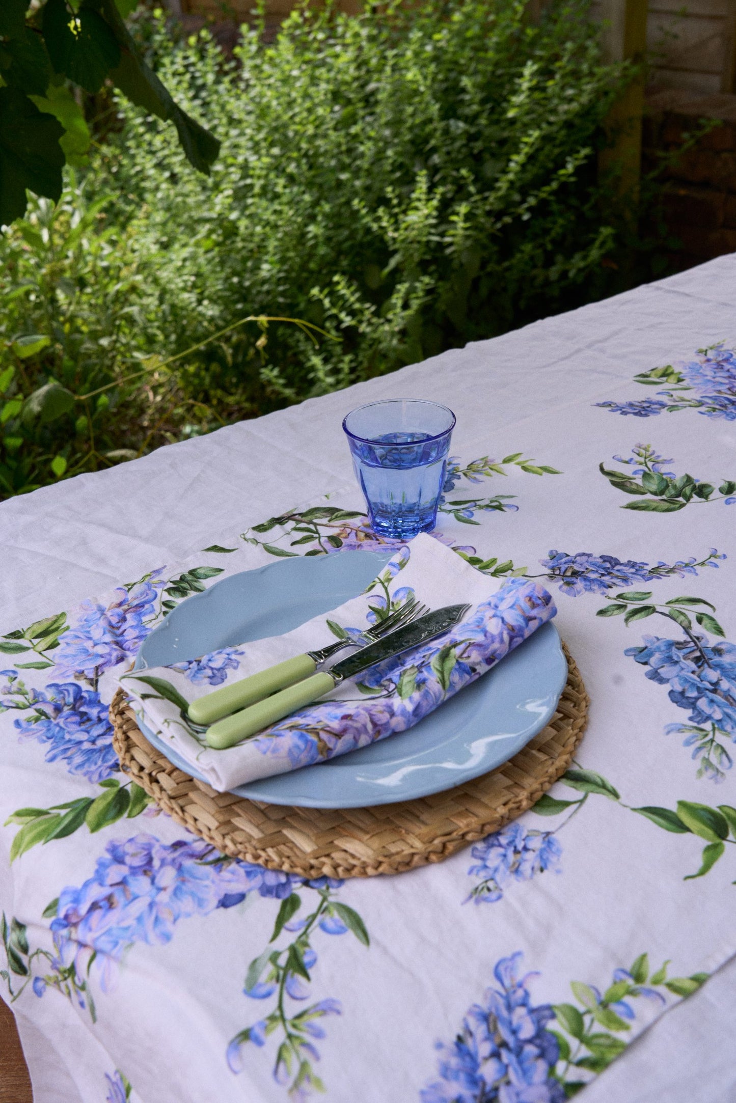 Wisteria Linen Runner