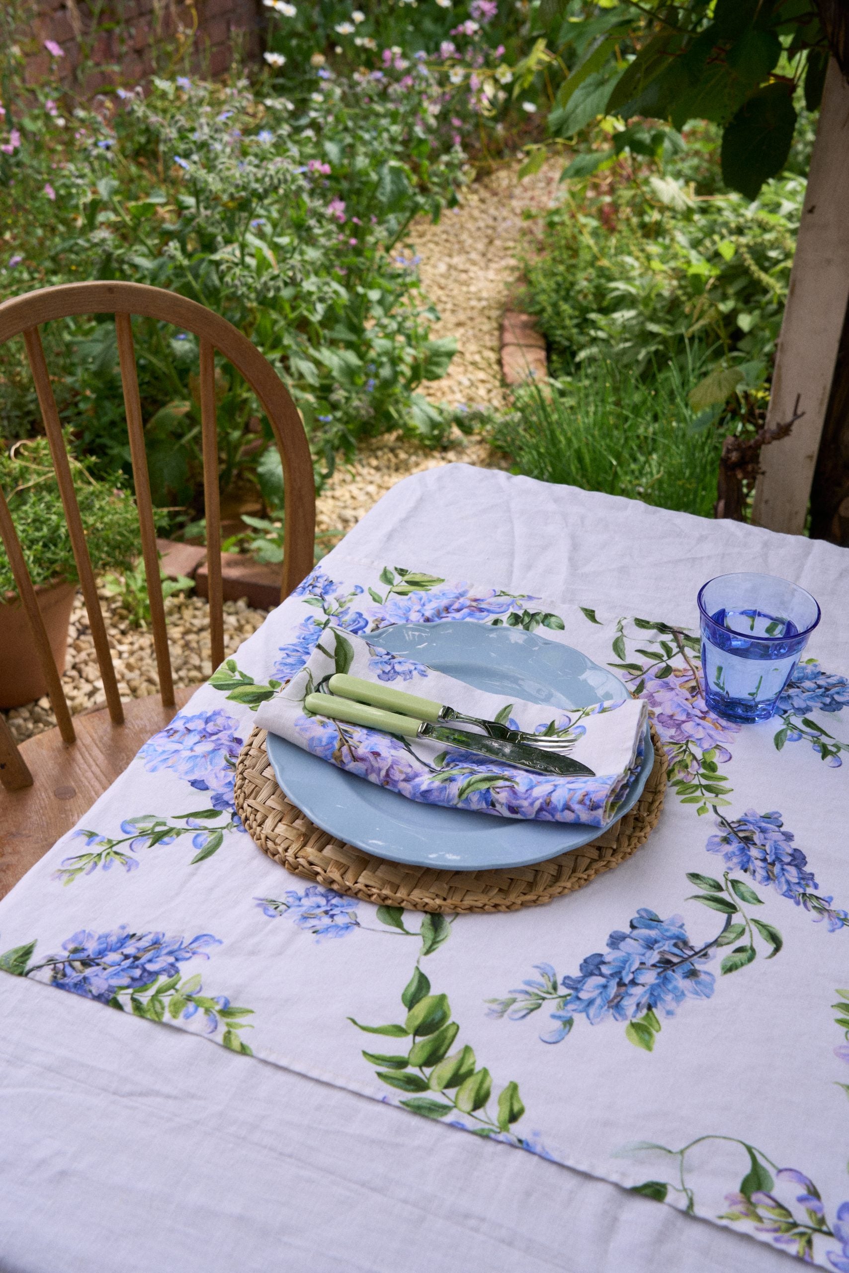 Wisteria Linen Runner
