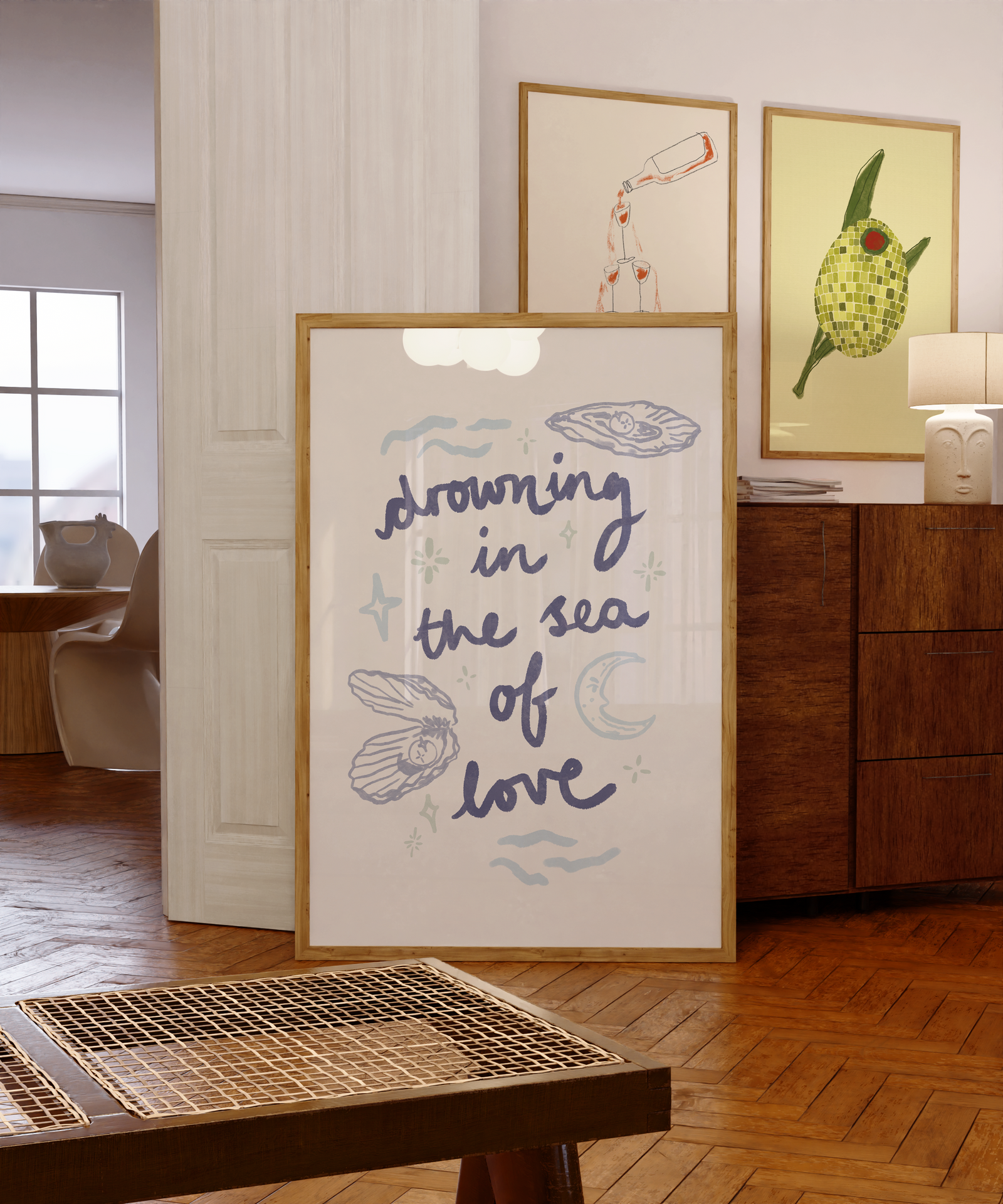 Drowning In The Sea Of Love Print