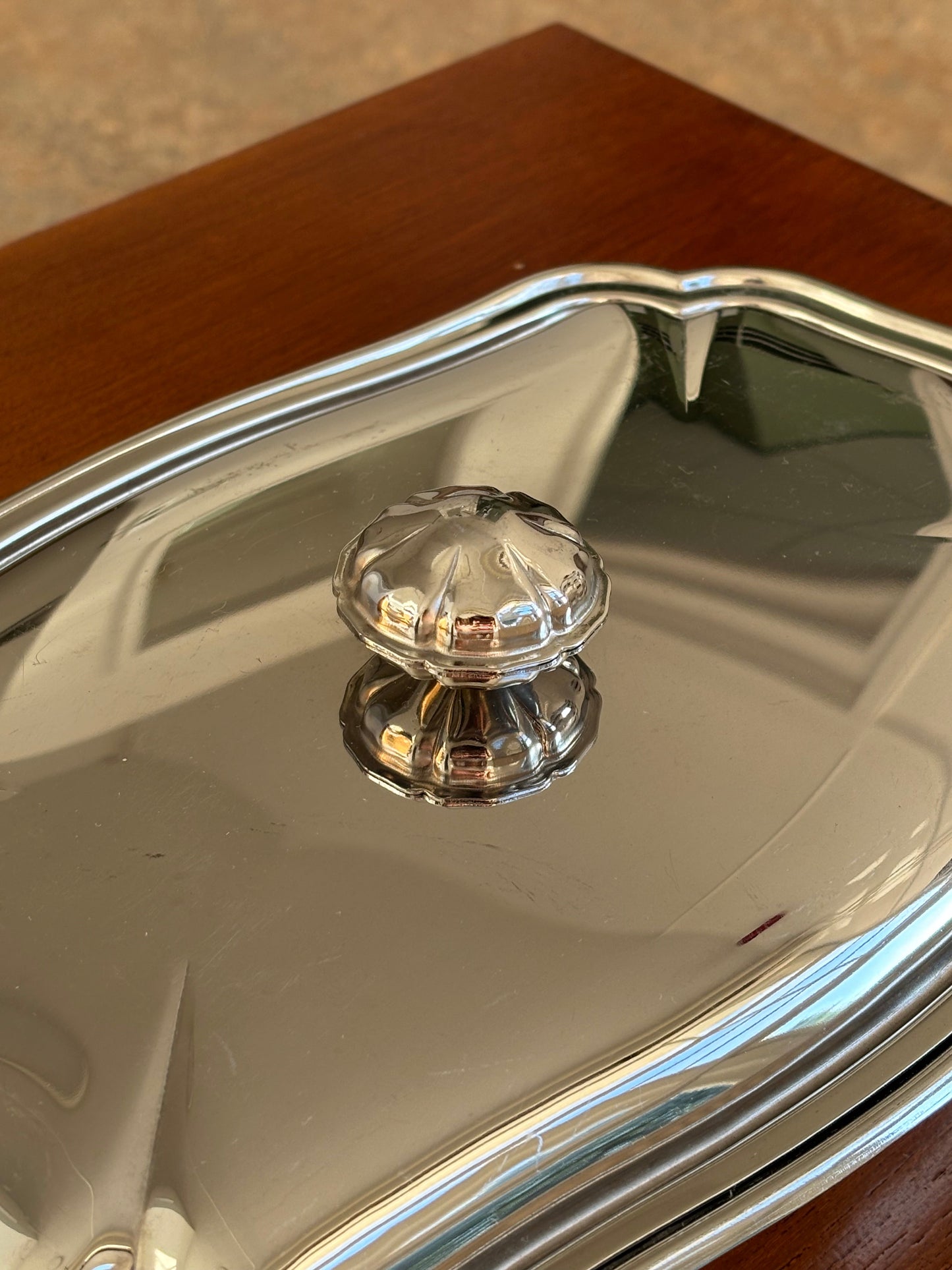 Stainless Steel Dish With Lid