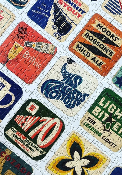 Stylish Vintage Beer Puzzle - Casa by Josephine Jenno