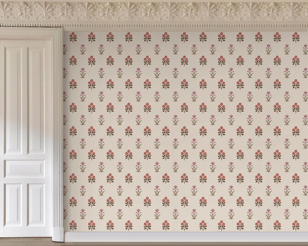 Sultana Wallpaper - Rose