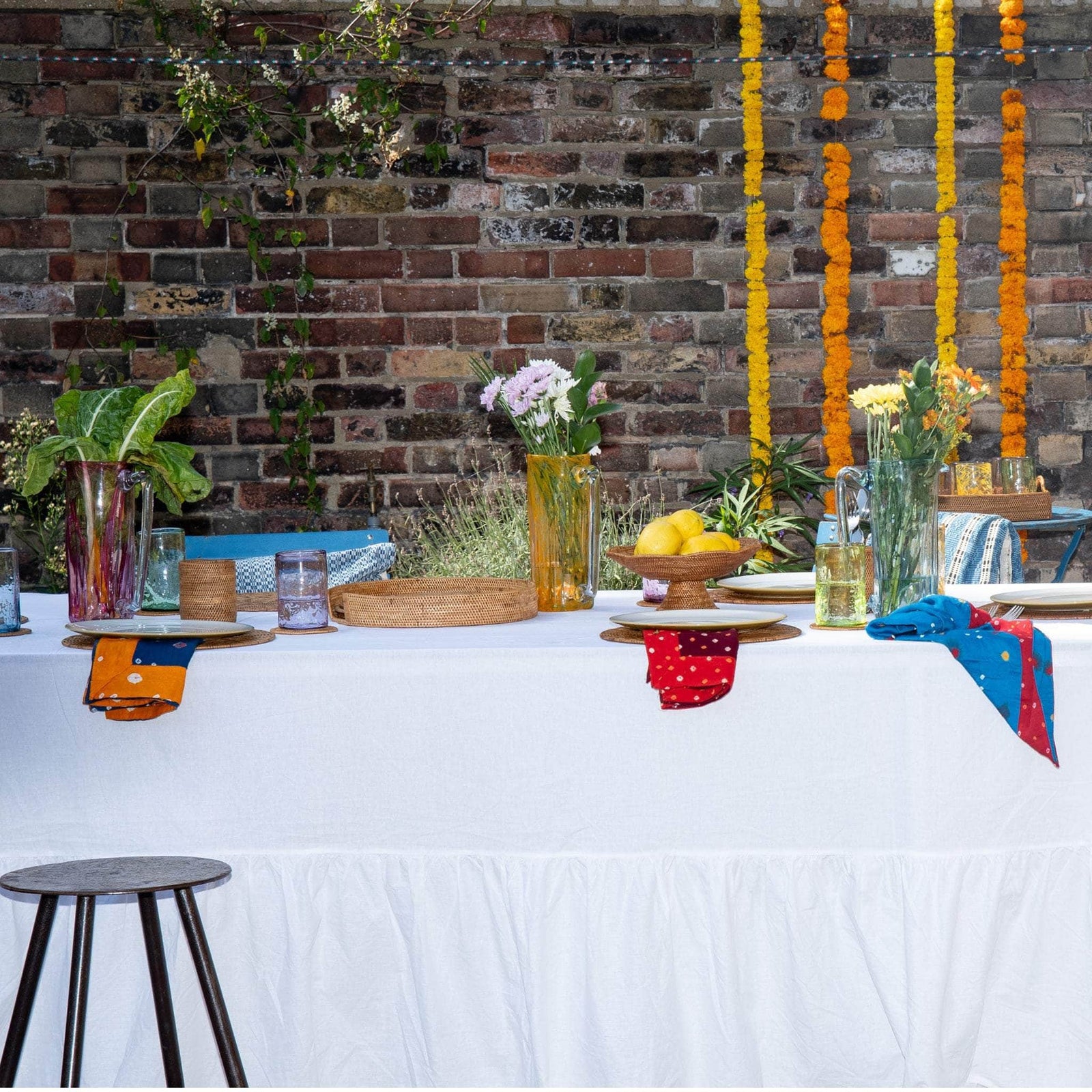 Rainbow Recycled Handblown Glass Tumblers | Set of 6