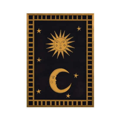 Sun and Moon art print — hand-illustrated giclée by Queen of the Rodeo