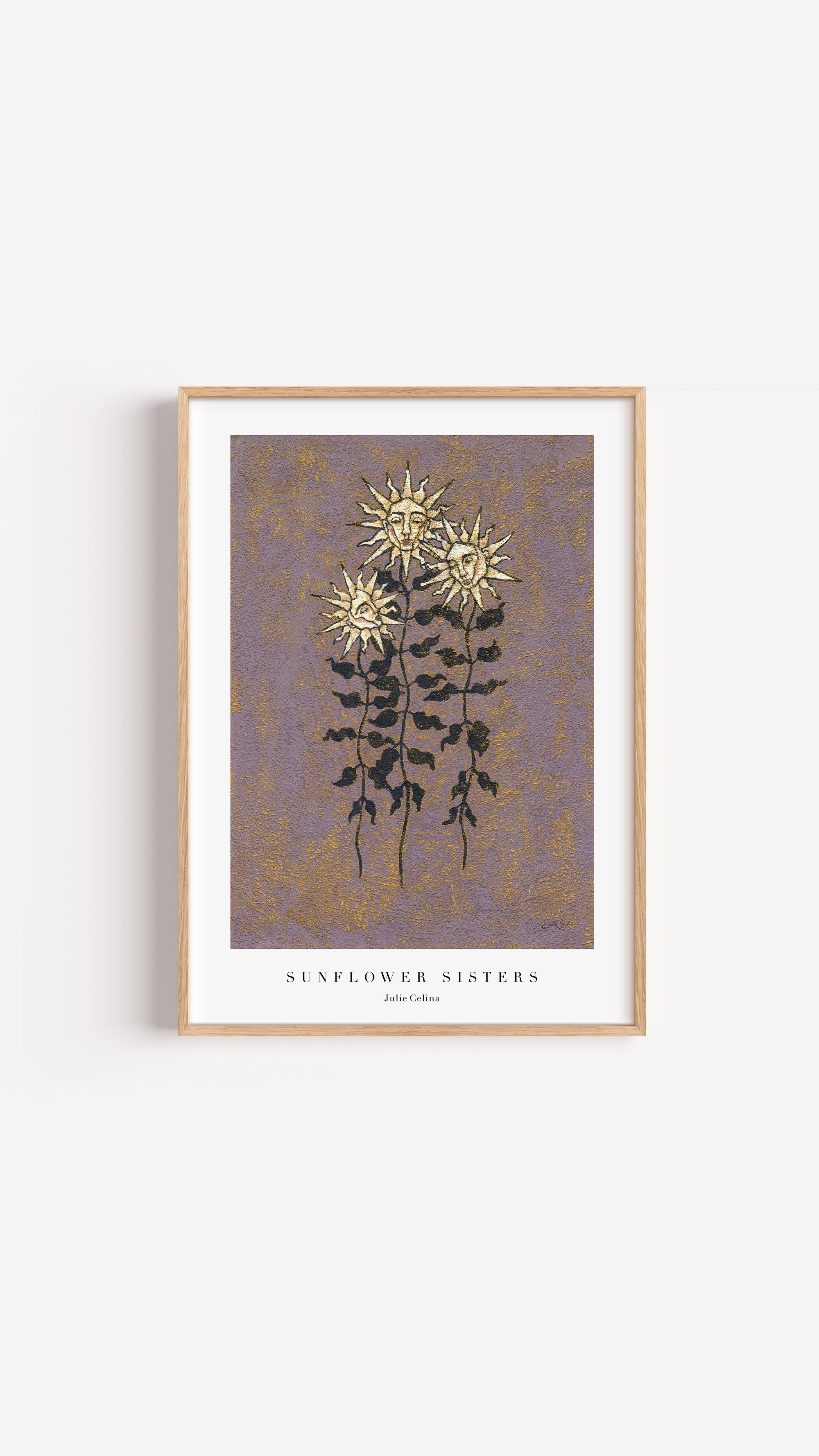 Sunflower Sisters - Botanical Wall Art Print