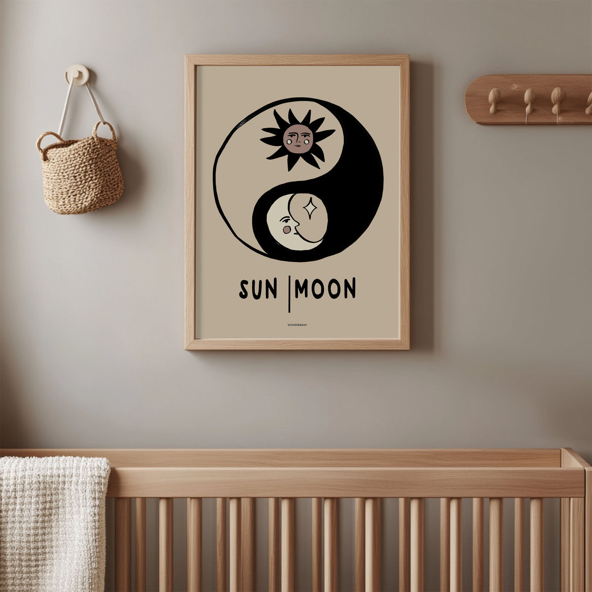 Yin Yang Sun Moon Print