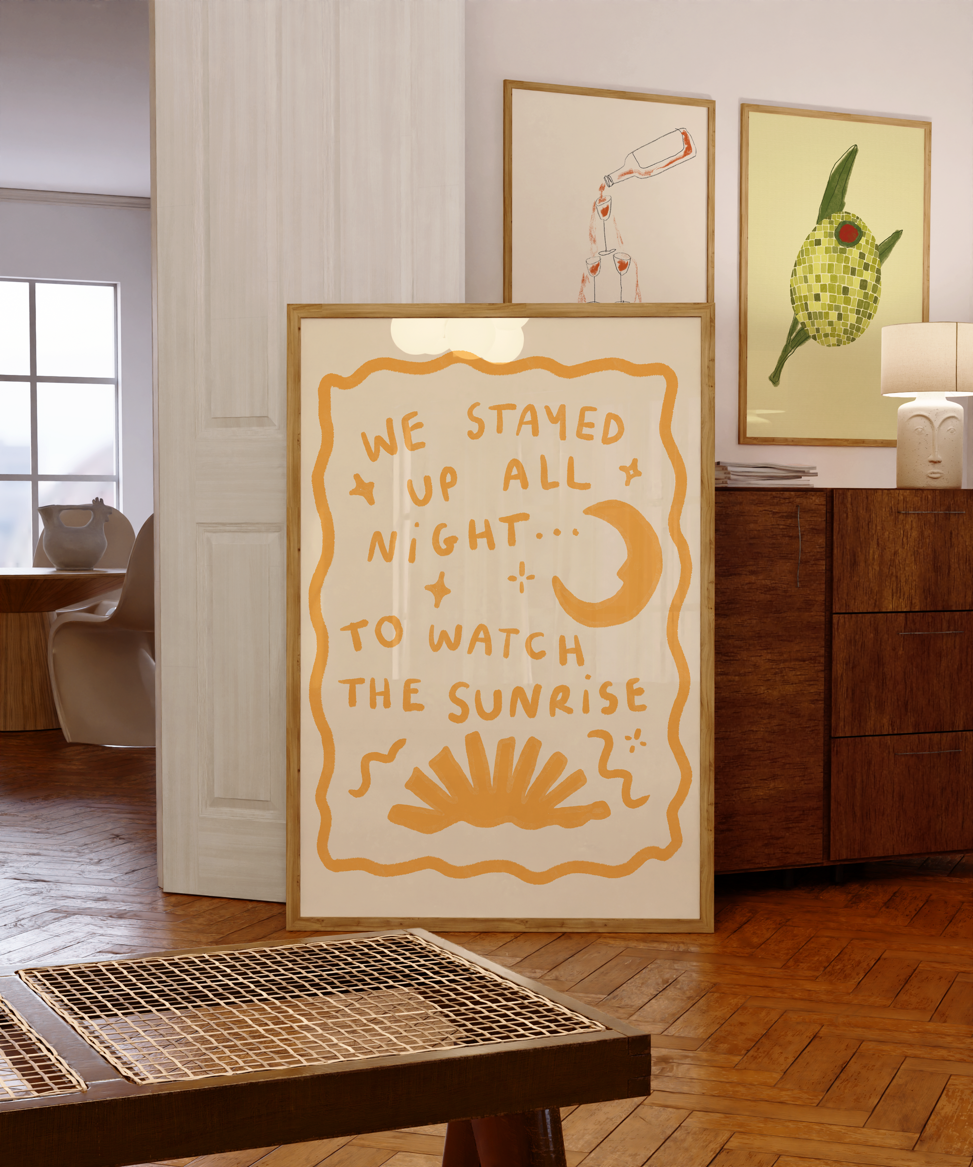We Stayed Up All Night... To Watch The Sunrise - Tourist Print