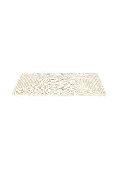 Surrey Rattan Rectangles Placemat - Sand Colour set of 4 - Casa by Josephine Jenno
