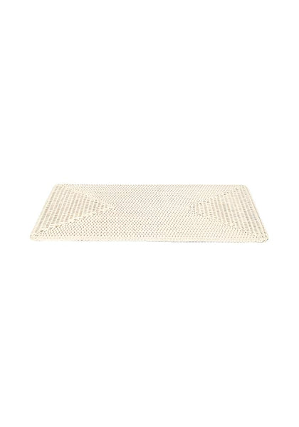 Surrey Rattan Rectangles Placemat - Sand Colour set of 4 - Casa by Josephine Jenno