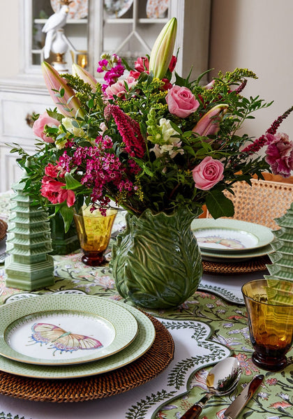 Tabitha Green Wreath Placemats - Set of 4 - Casa by Josephine Jenno