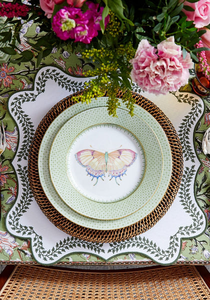 Tabitha Green Wreath Placemats - Set of 4 - Casa by Josephine Jenno