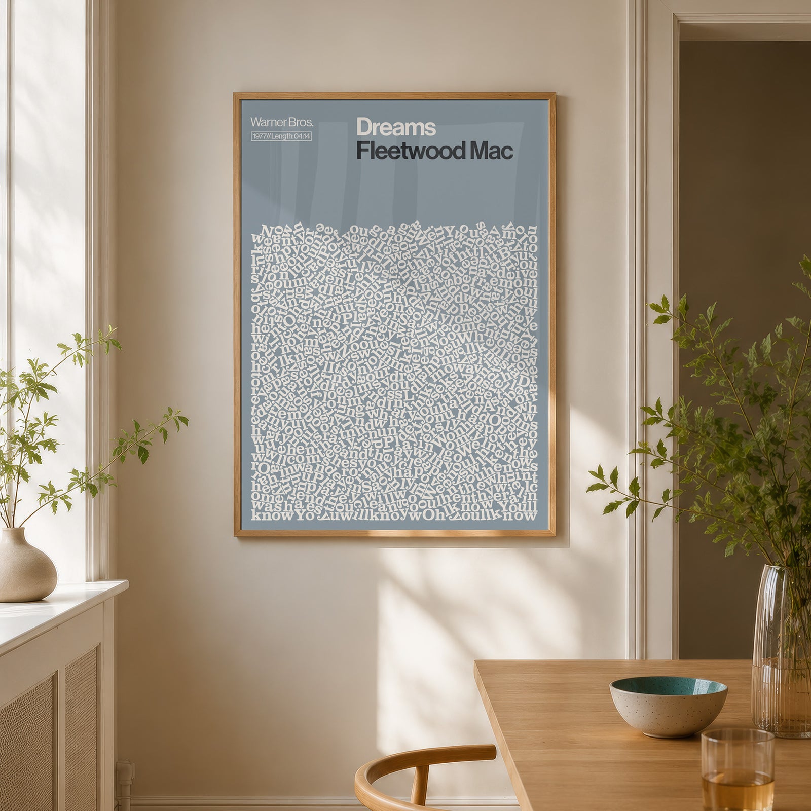Dreams - Fleetwood Mac - Song lyric print