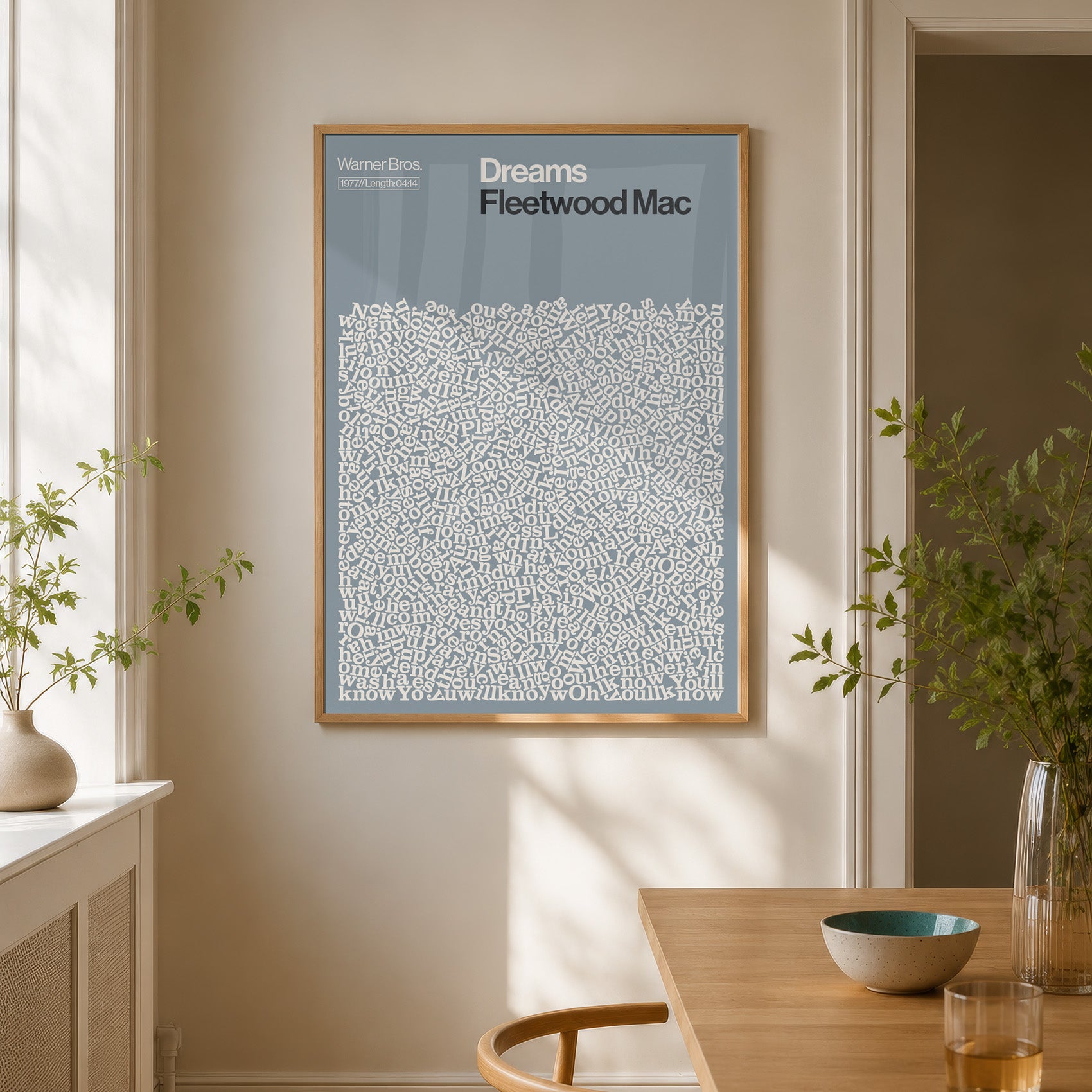 Dreams - Fleetwood Mac - Song lyric print