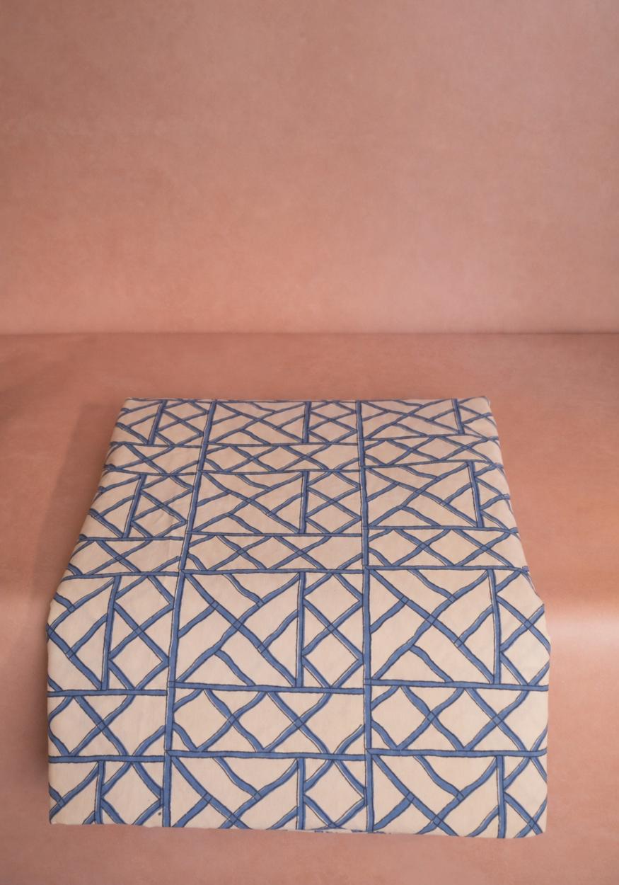 Lily's Blue Bamboo Breeze Tablecloth