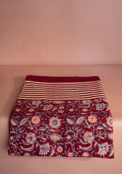 My Maroon Tablecloth
