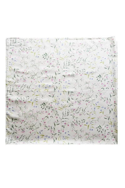 Stitch Edge Tablecloth made with Liberty Fabrics & Bridgerton Regal Blossom Green