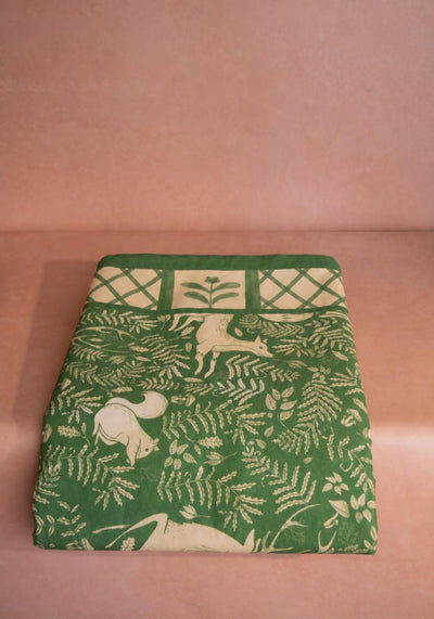 Tablecloth The Wycliffe Woodland Green Cotton Tablecloth