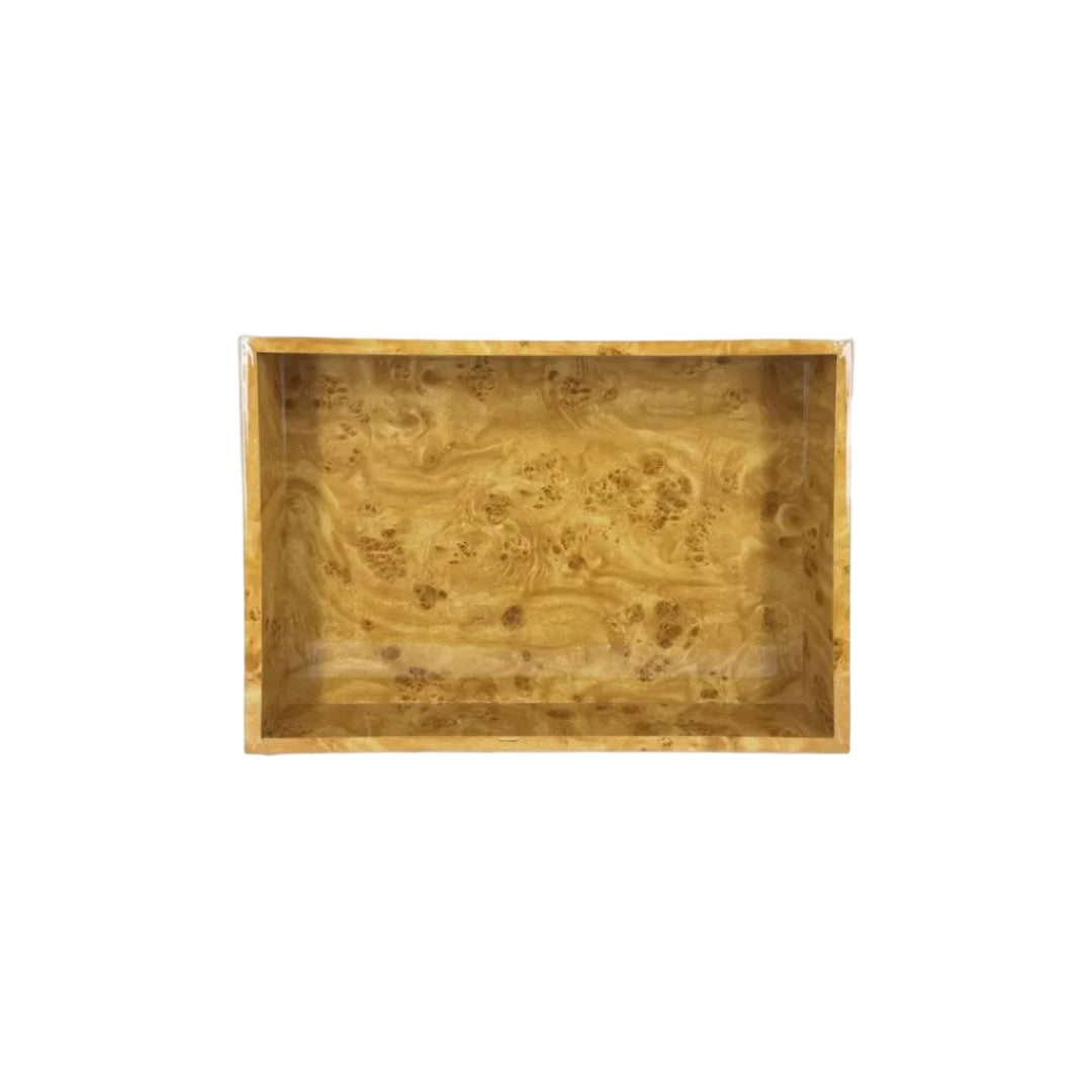 Bosco Rectangular Elm-Style Tray, 33 × 24 cm