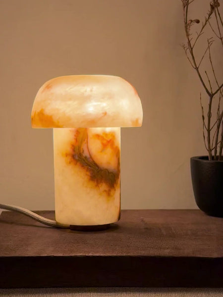 Shroom Tall | Alabaster Stone Lamp