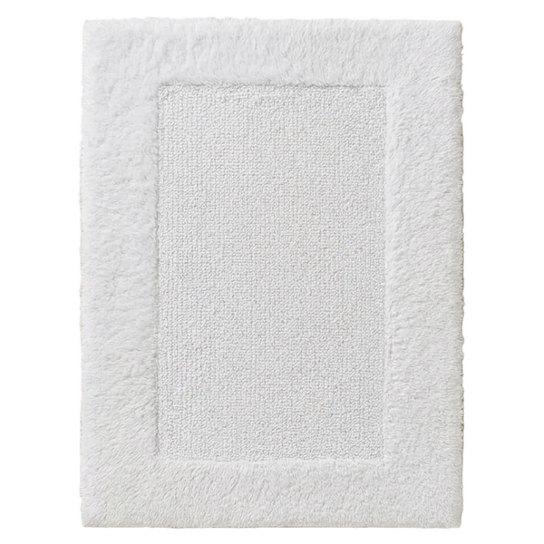 White Cotton Bath Mat, 2100 g