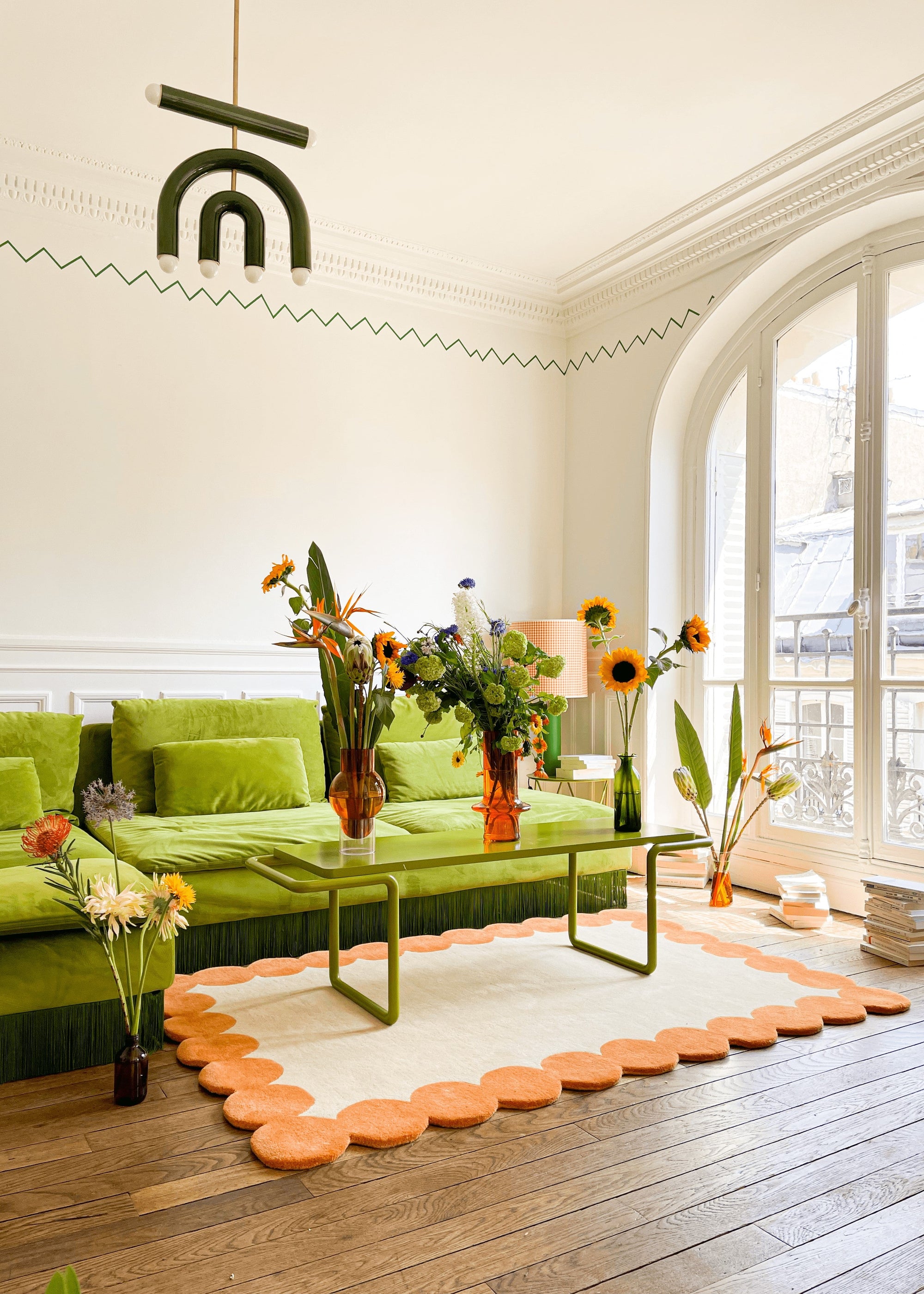 Tapis Claude - Orange décoration maison 