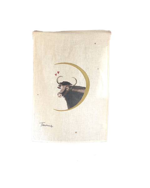 Linen Tea Towel "Taurus"