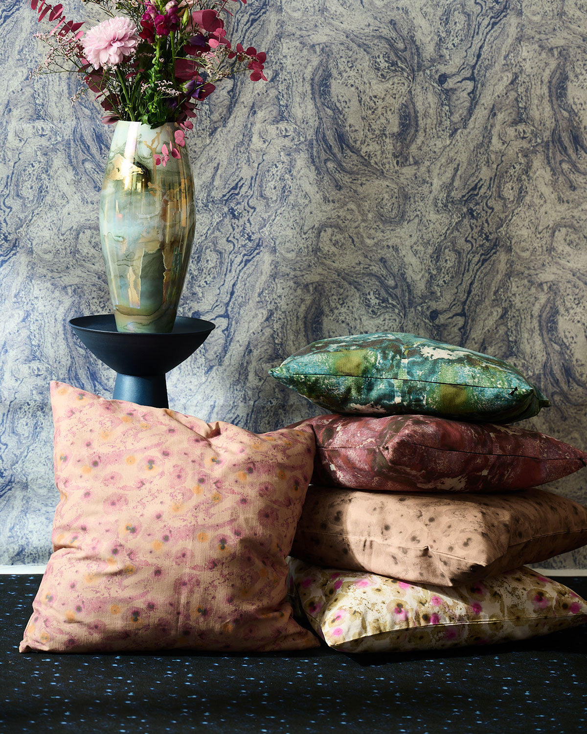 Selene Cushion Cover-Powder