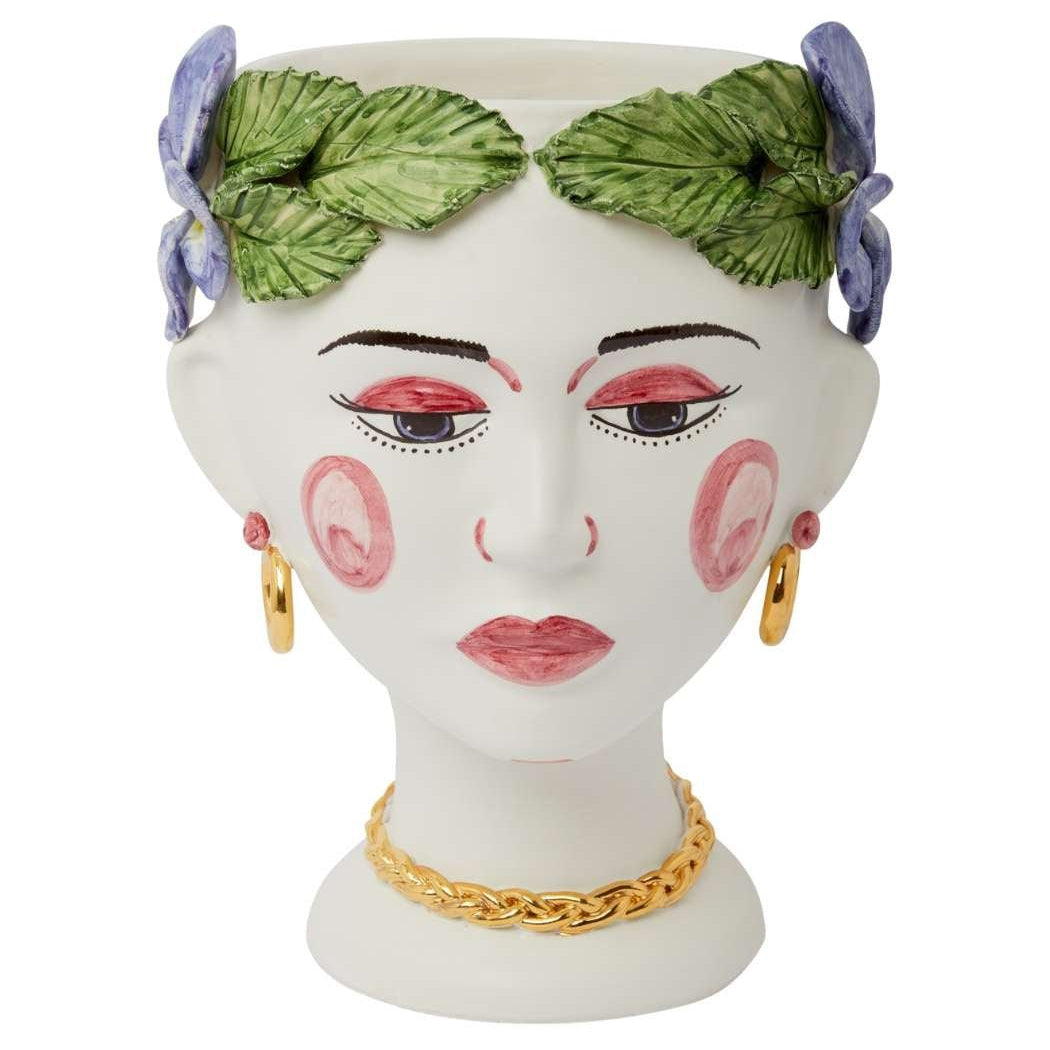 Testa Di Moro Flora (Not the White Lotus Variety) Bust Statue - Casa by Josephine Jenno