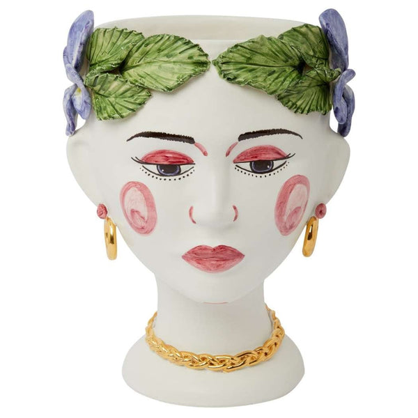 Testa Di Moro Flora (Not the White Lotus Variety) Bust Statue - Casa by Josephine Jenno