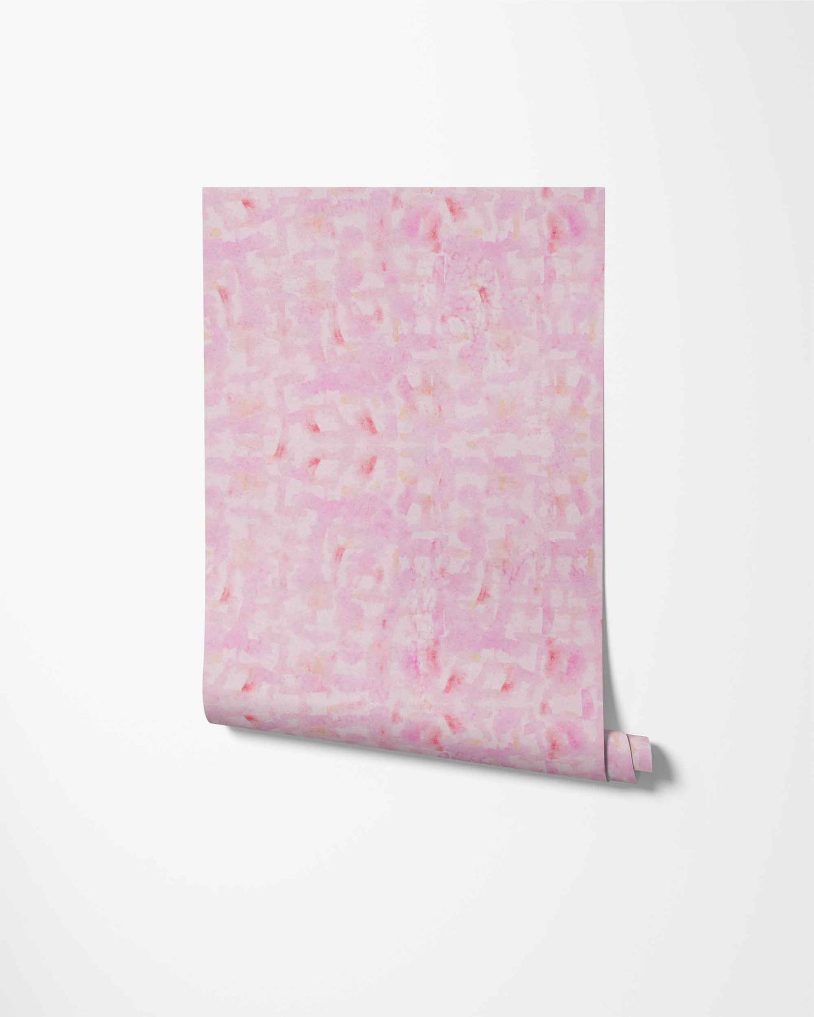 Pink watercolor wallpaper bougainvillea-roll