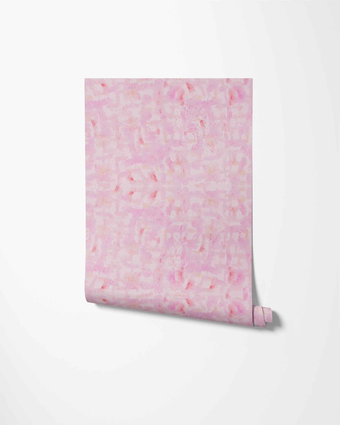 Pink watercolor wallpaper bougainvillea-roll