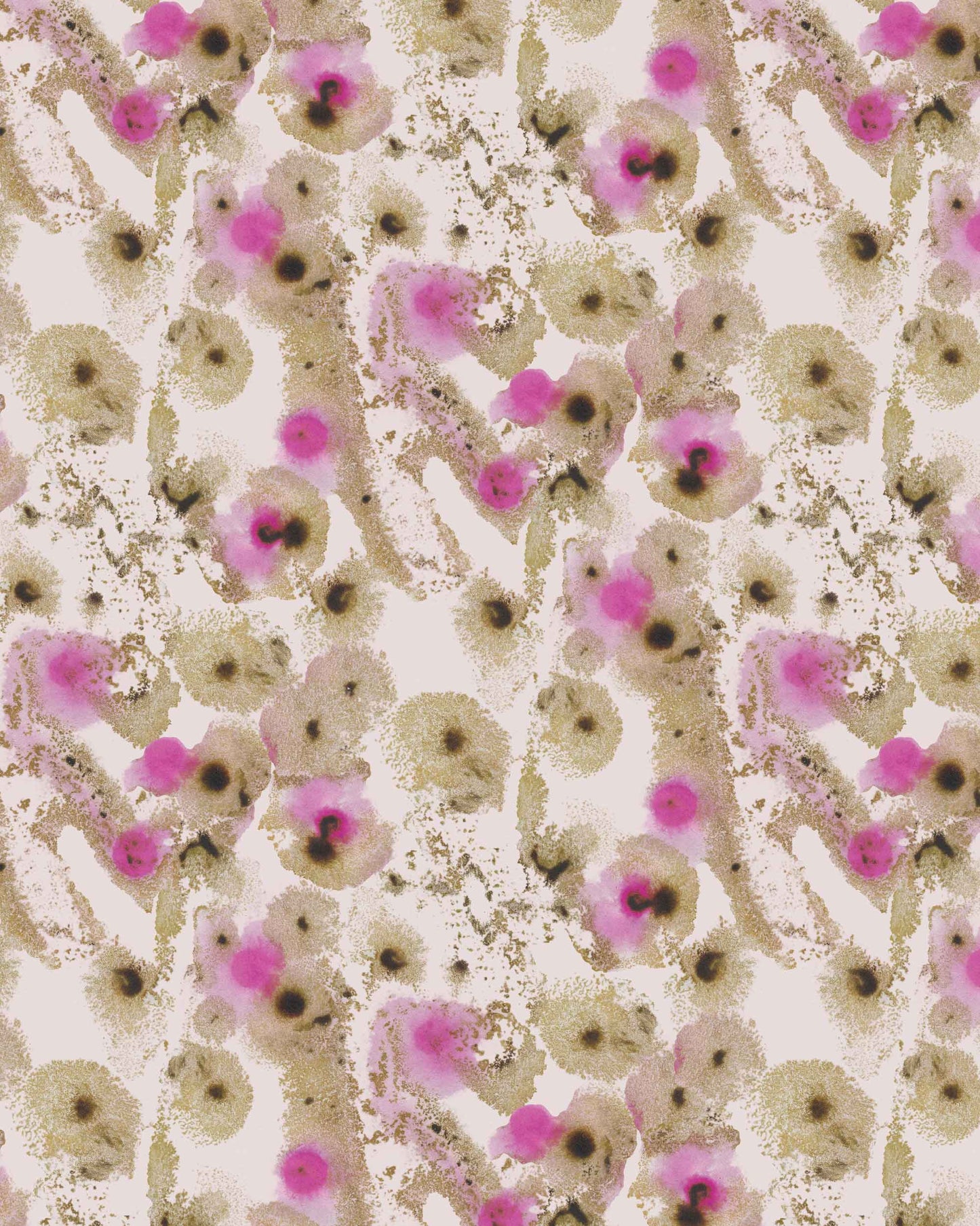 Close-up detail of Selene pink wallpaper