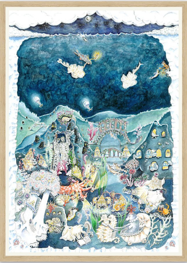 'The Legends of the Sea at Night' - Fine Art Print - Forivor