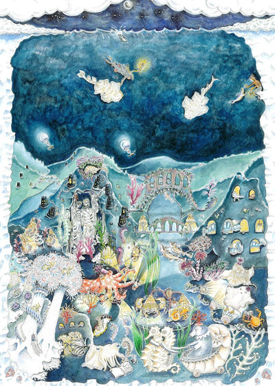 'The Legends of the Sea at Night' - Fine Art Print - Forivor