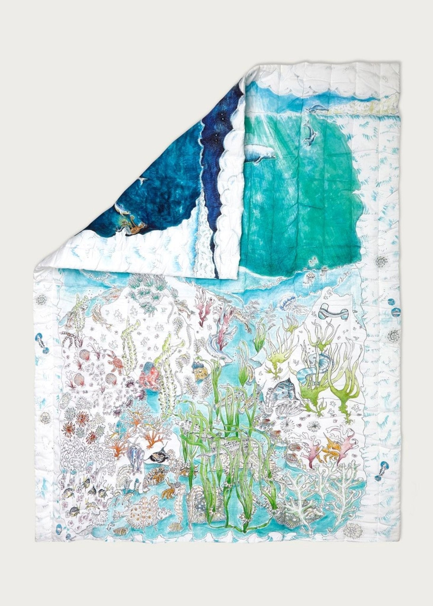 The Legends of the Sea Quilted Blanket - Forivor