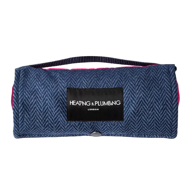 The Little Explorer - Navy Tweed with Pink Waterproof Backing - Heating & Plumbing London - The Walker's essential