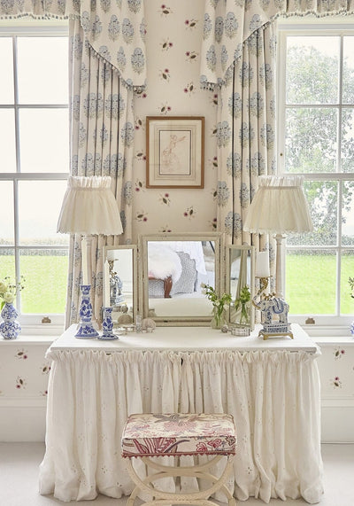The Porcelain Elephant Candle Holder - Blue - Casa by Josephine Jenno