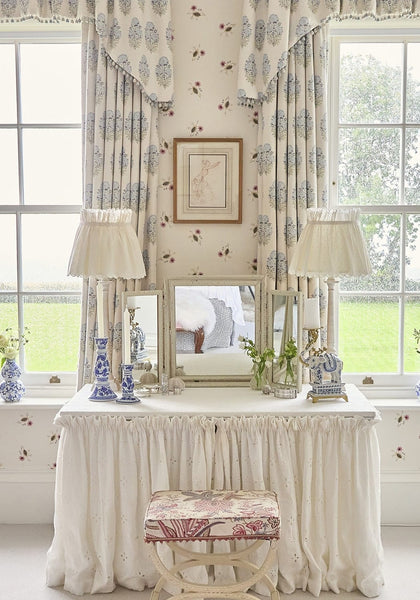 The Porcelain Elephant Candle Holder - Blue - Casa by Josephine Jenno