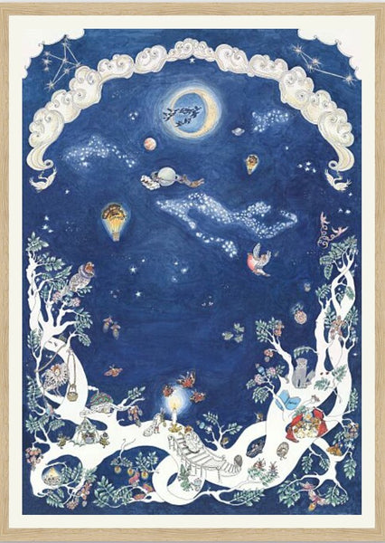 The Space Above the Ground - Nighttime - Fine Art Print - Forivor