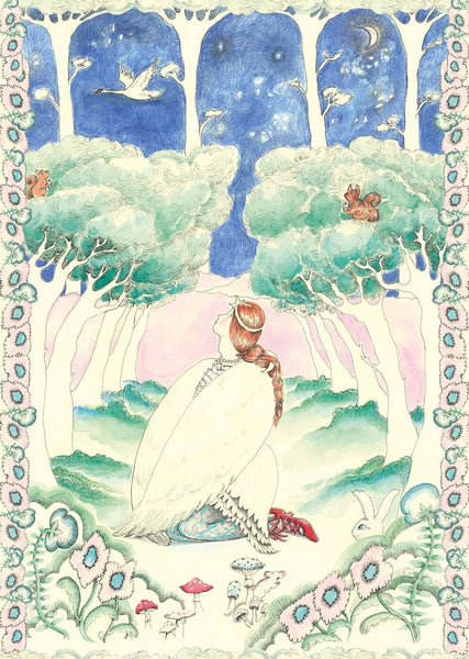 The Swan Lady - Fine Art Print - Forivor