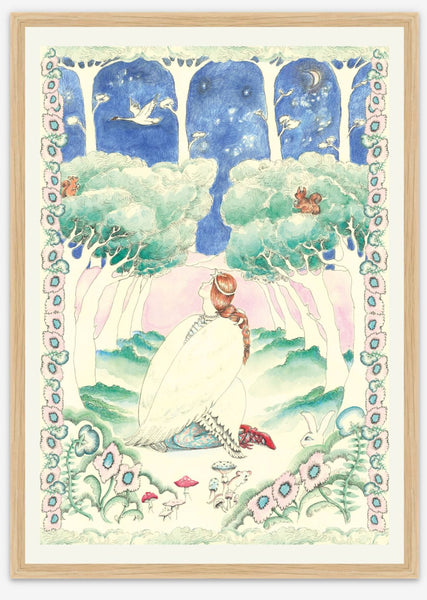 The Swan Lady - Fine Art Print - Forivor