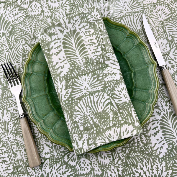 ‘The Savanna’ Napkin Set - Sage