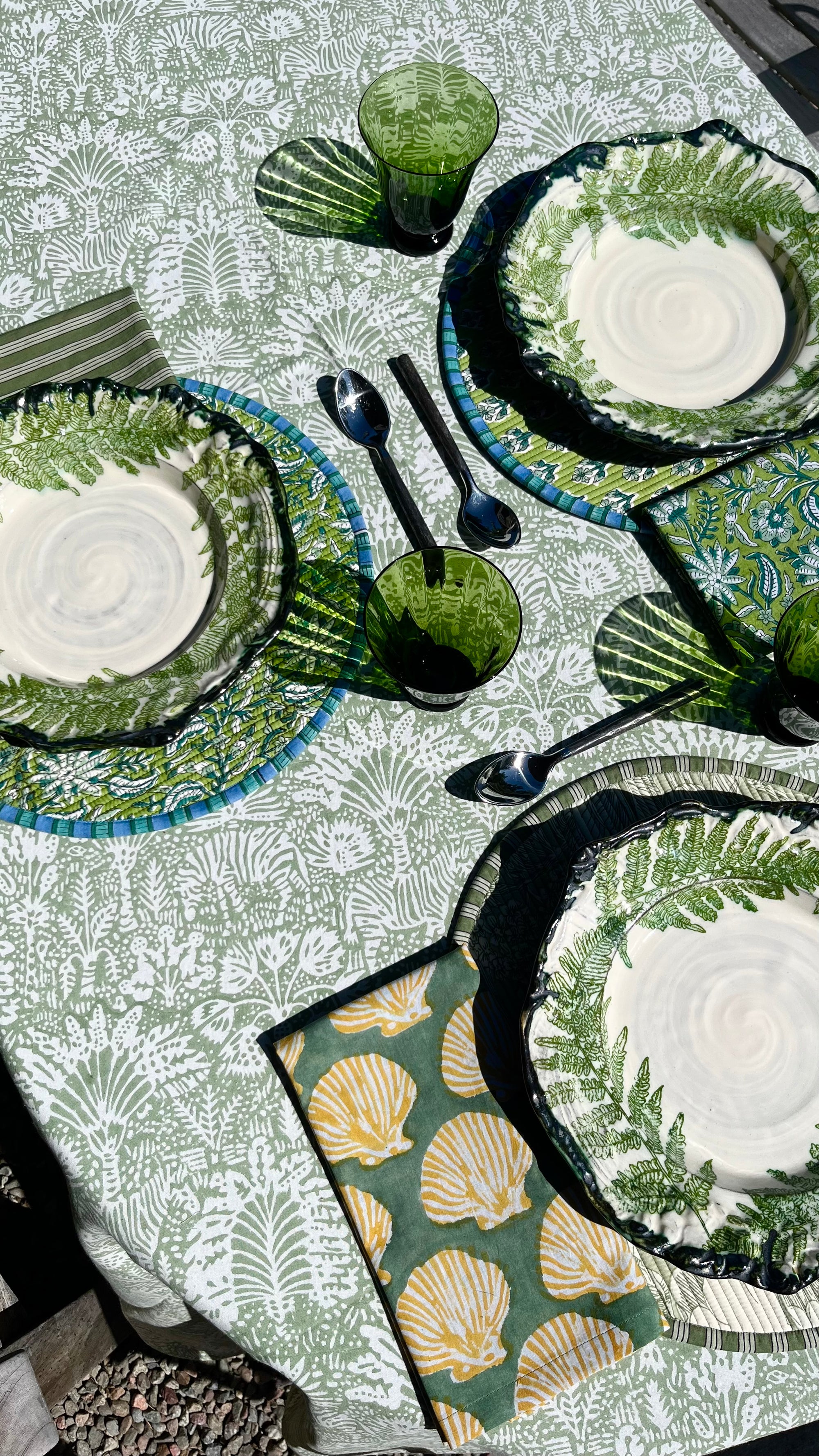 ‘The Savanna’ Tablecloth - Sage