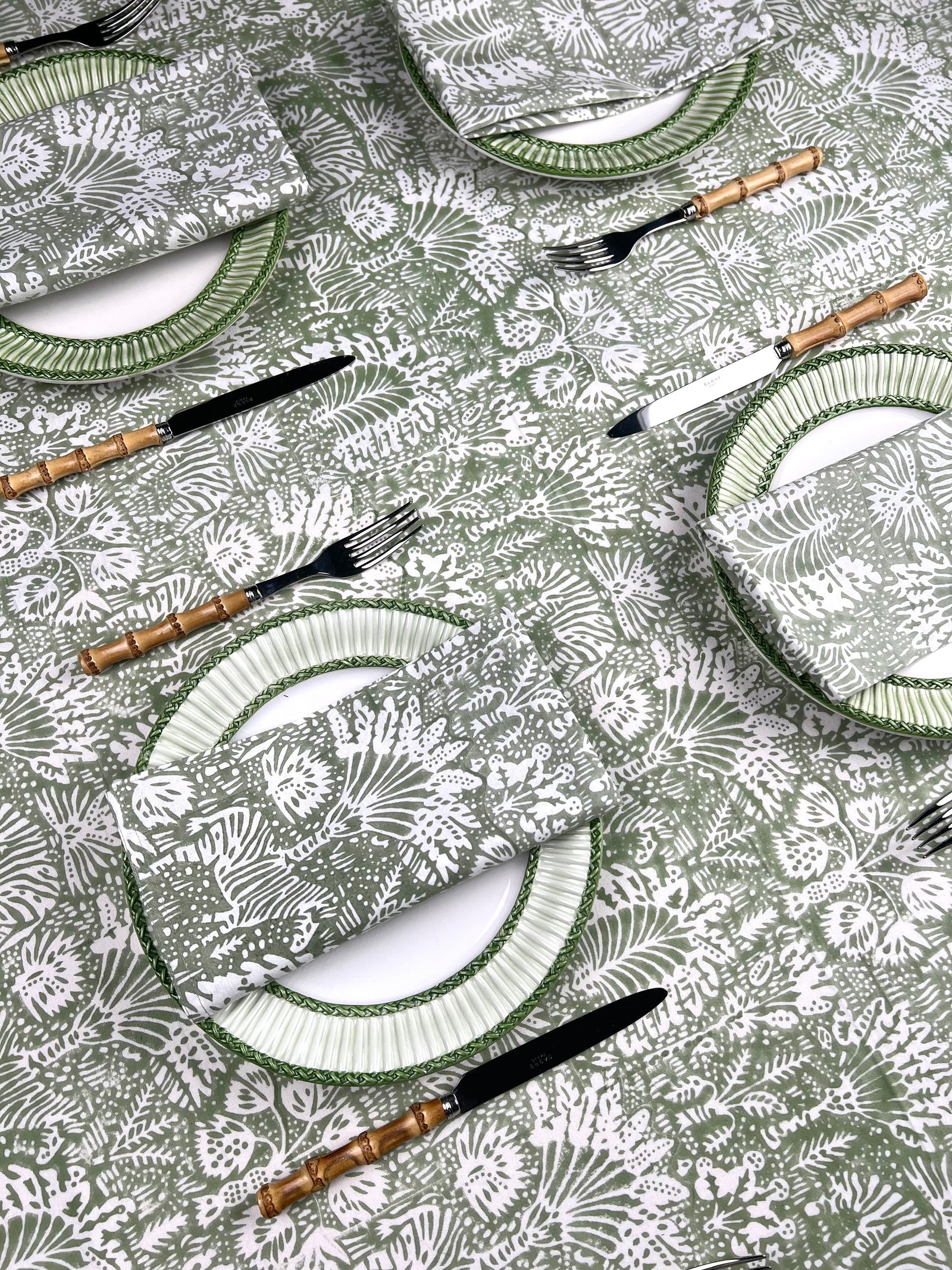 ‘The Savanna’ Tablecloth - Sage
