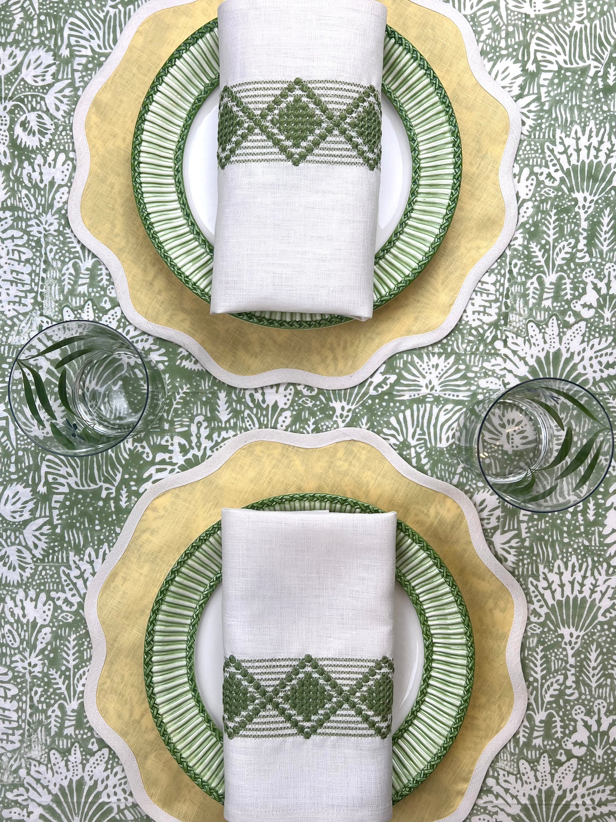 ‘The Savanna’ Tablecloth - Sage