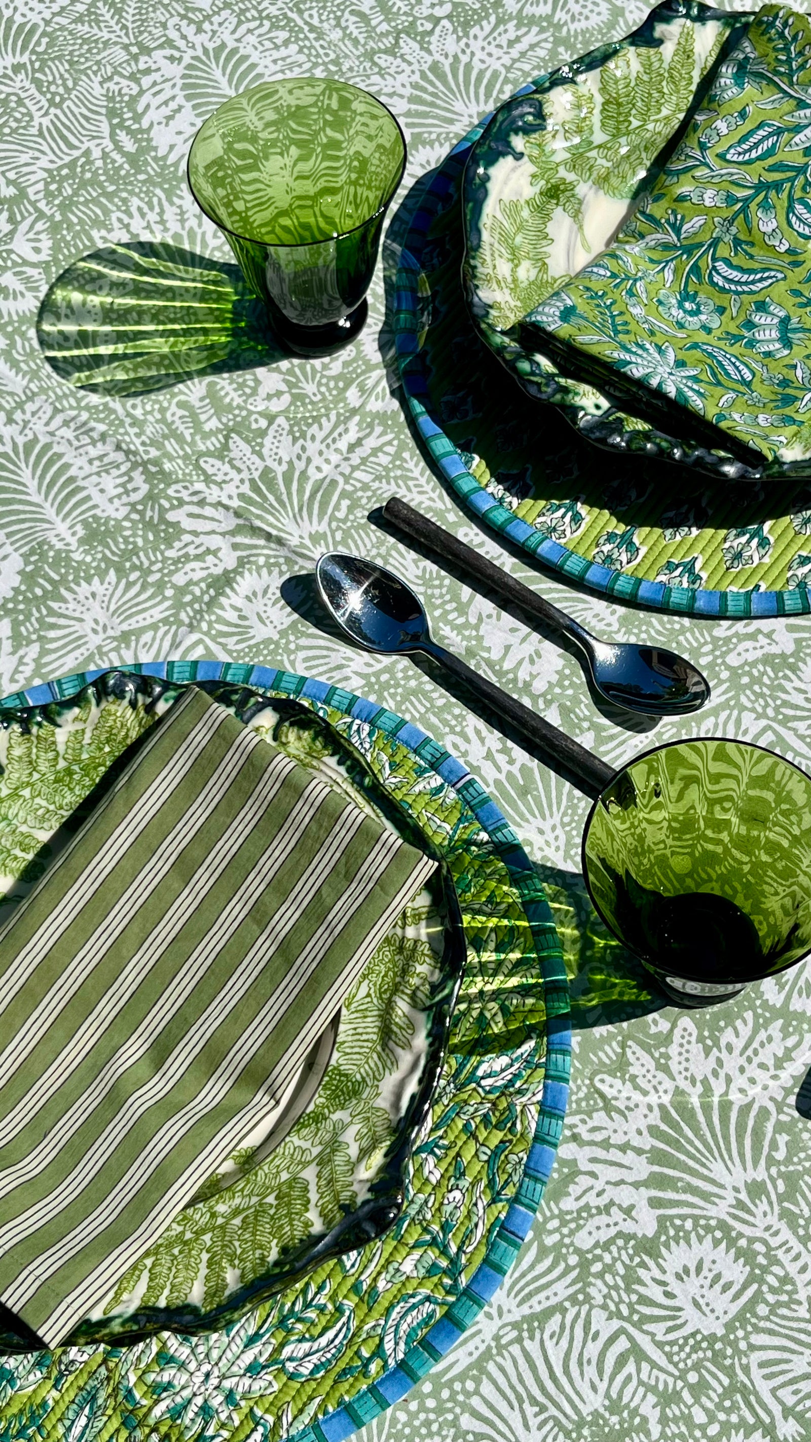 ‘The Savanna’ Tablecloth - Sage