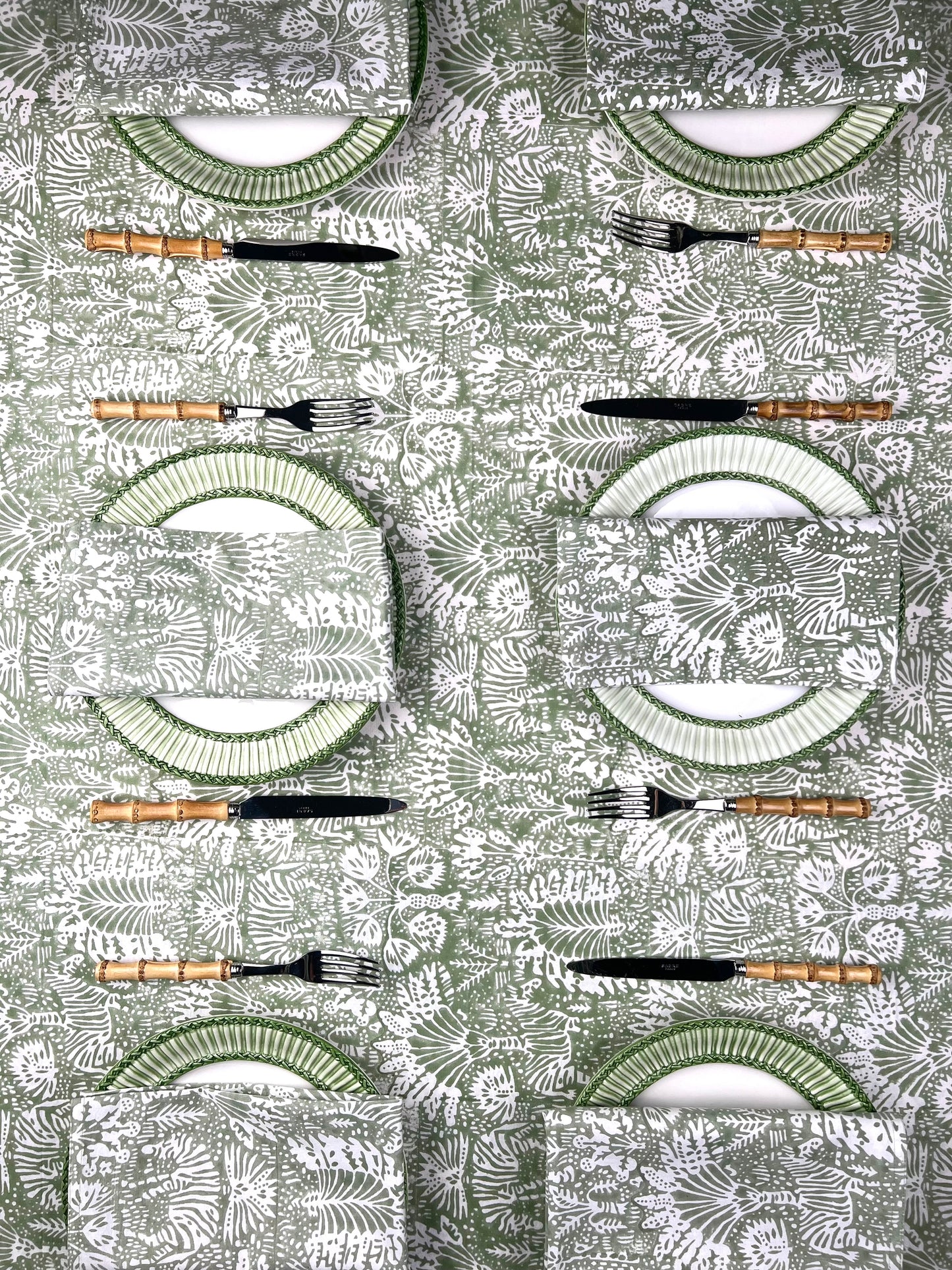 ‘The Savanna’ Napkin Set - Sage