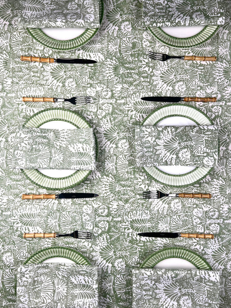 ‘The Savanna’ Napkin Set - Sage