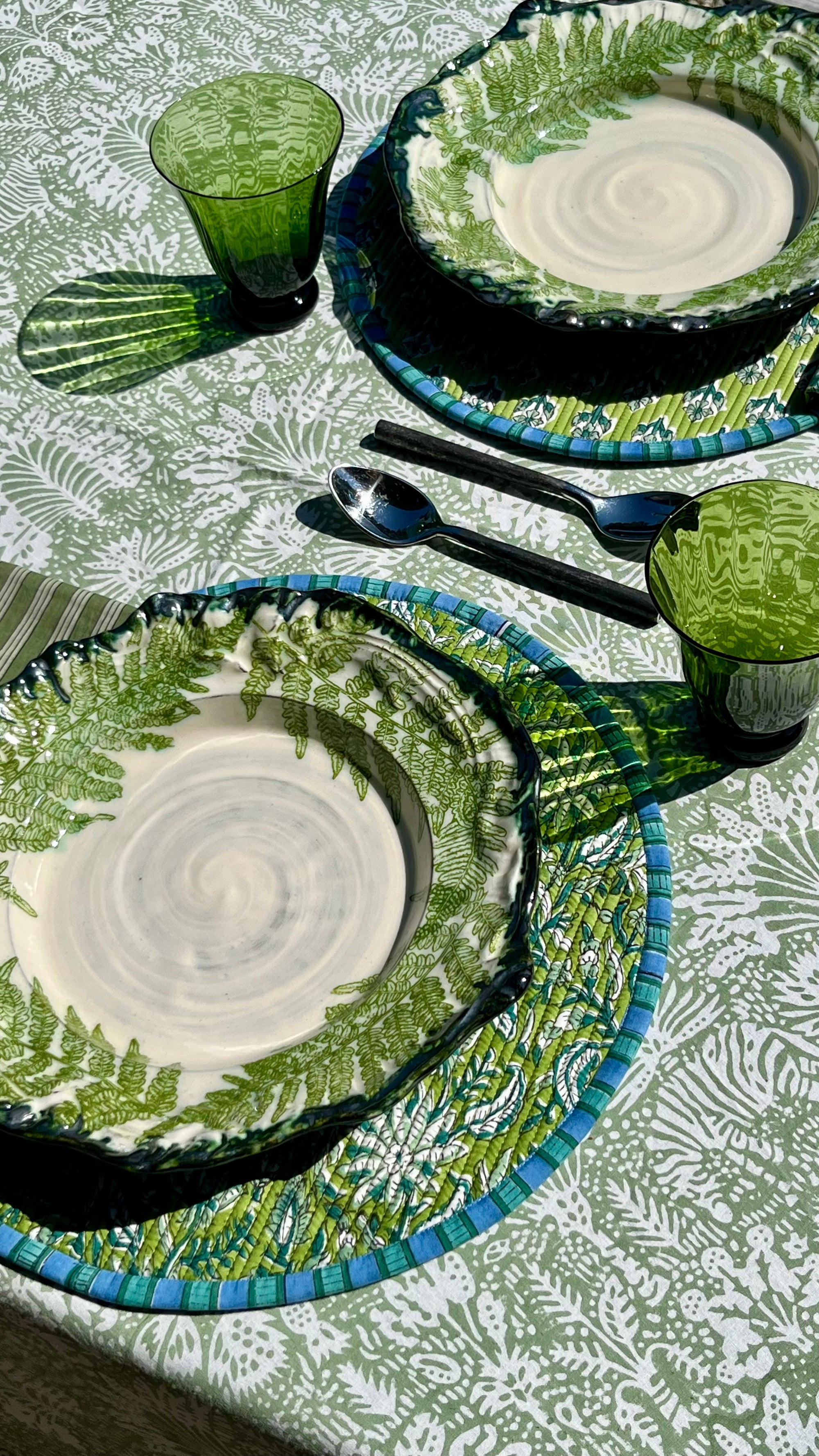 ‘The Savanna’ Tablecloth - Sage