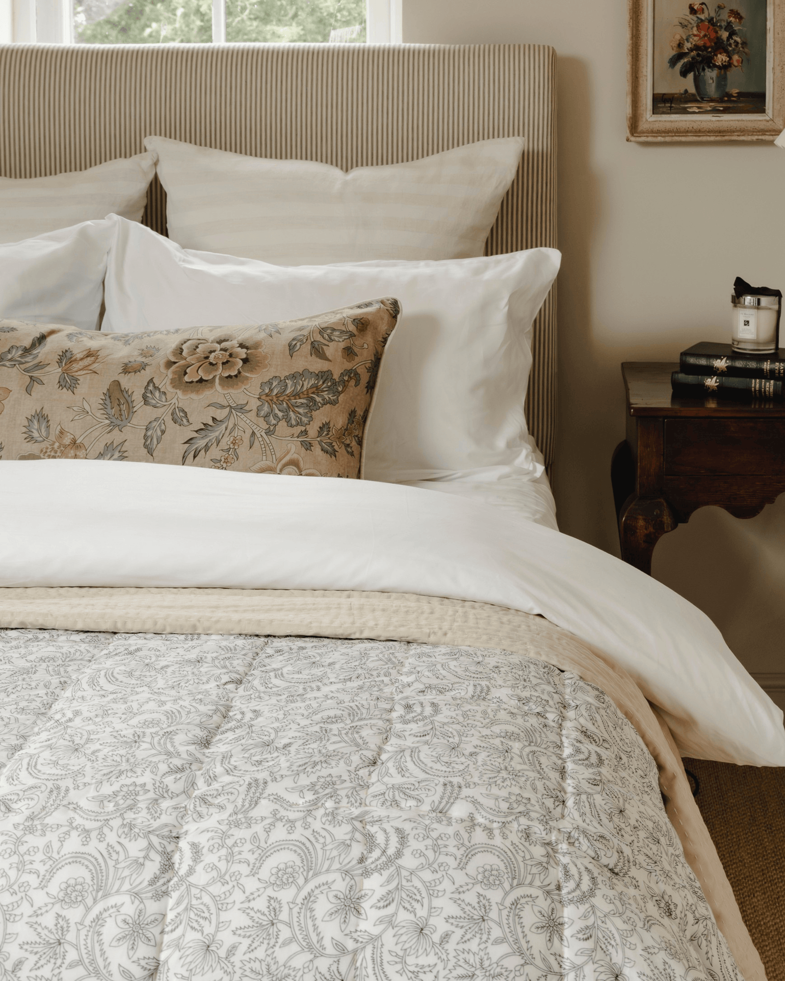 The Thistle And Bloom Lumbar Cushion